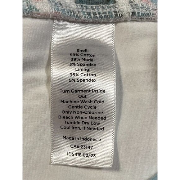 T by Talbots Everyday Stretch Skort Watercolor Paisley NWT Size XL - Picture 8 of 10